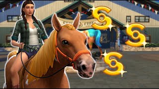 My sims family survived on a horse income! // Sims 4 horse income part 2