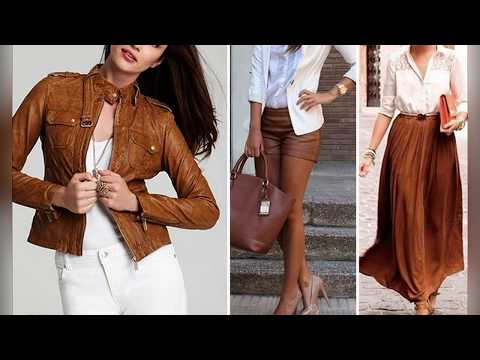 Сочетание коричневого цвета в одежде / The combination of brown in clothes