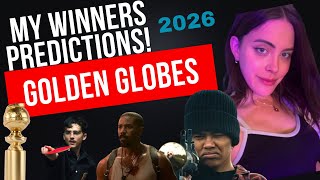 GOLDEN GLOBE PREDICTIONS 2026 | Will One Battle After Another SWEEP #goldenglobes 