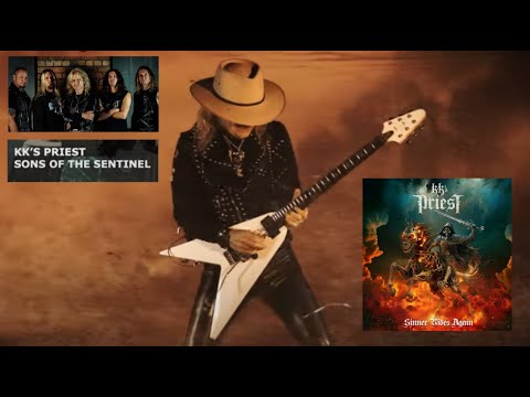 KK'S PRIEST (K.K. Downing) drop video for song "Sons Of The Sentinel" off "The Sinner Rides Again"