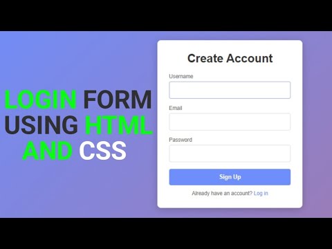 Create a Stylish Login Form Using HTML & CSS! ๐๐ป | Beginner Friendly ...