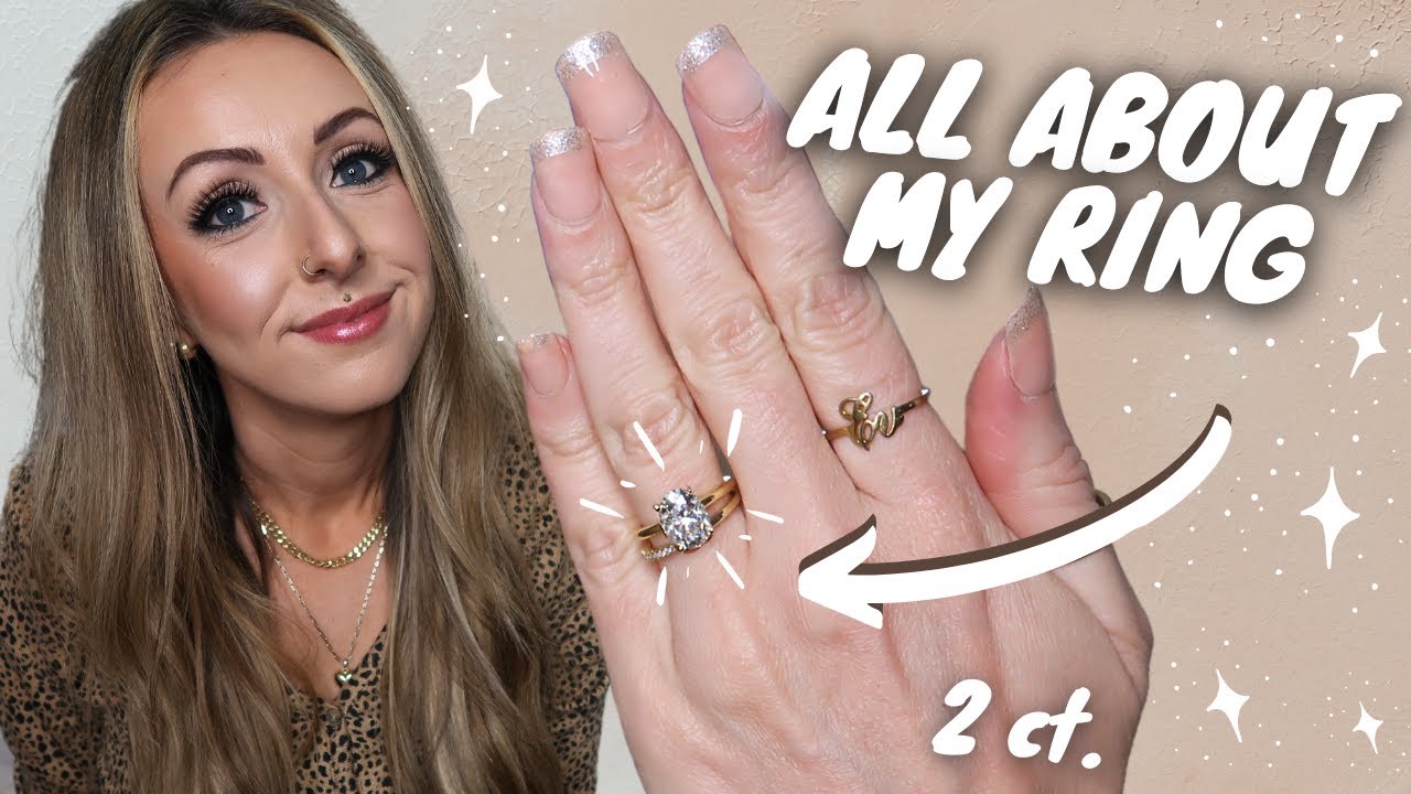 2 CARAT OVAL MOISSANITE ENGAGEMENT RING | DIAMOND RING ALTERNATIVE | TRIFAIRY GEM