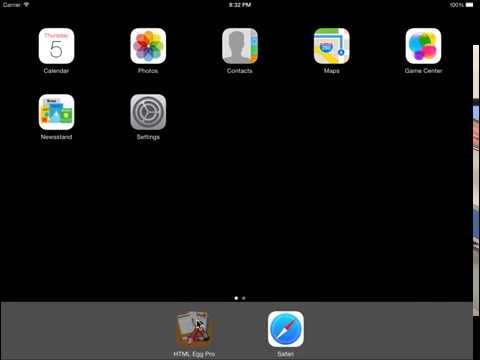 Embed Facebook Like Button into website using HTML Egg Pro for iPad