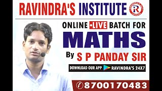 Maths special for all one day examinations | RAVINDRAS IAS | RAVINDRAS INSTITUTE| SSC CGL | SSC CPO|