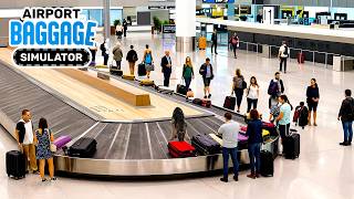 Airport Baggage Simulator Gameplay - Baggage Checking With 2 Sniffer Dogs (by mistake) screenshot 1