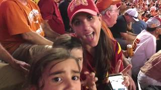 USC vs Texas 2018 game from the seats