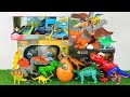 Jurassic World Toys Unboxing Asmr Colorful Dinosaur T-rex Spinosaurus Kentrosaurus Brachiosaurus