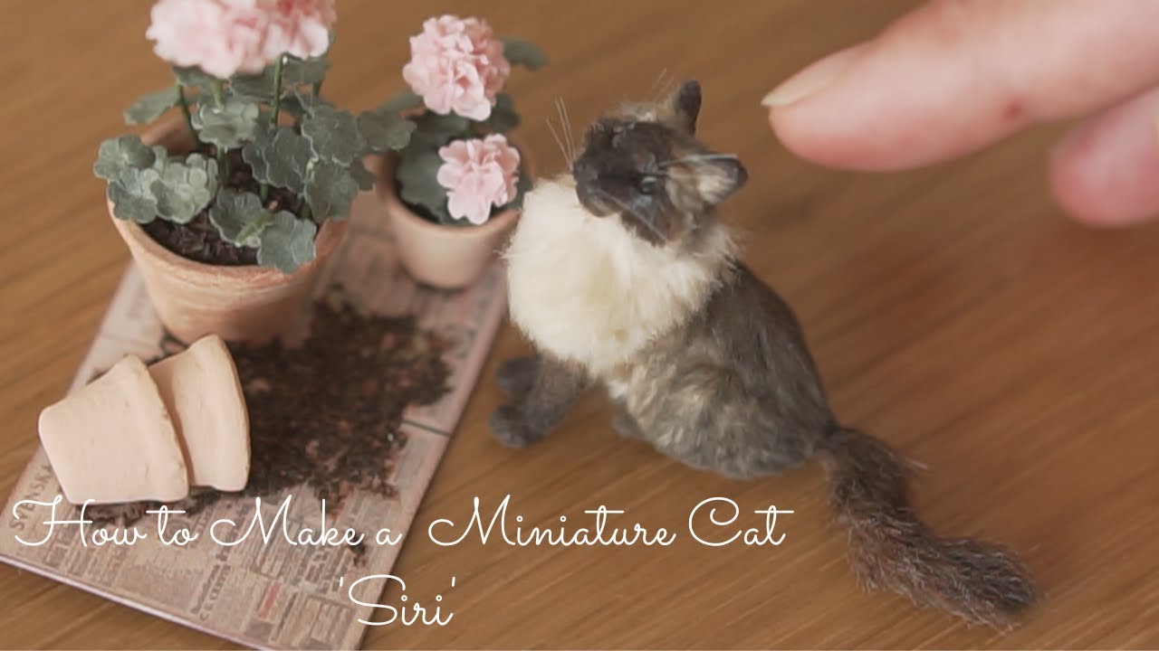 How To Make A Realistic Miniature Cat With Polymer Clay 1 12th Scale how-to-make-a-realistic-miniature-cat-with-polymer-clay-1-12th-scale
