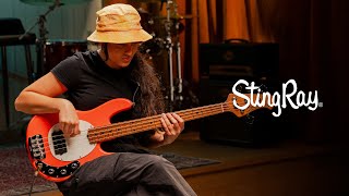 Sterling by Music Man: StingRay Short Scale Demo (ft. Valeria Falcon)