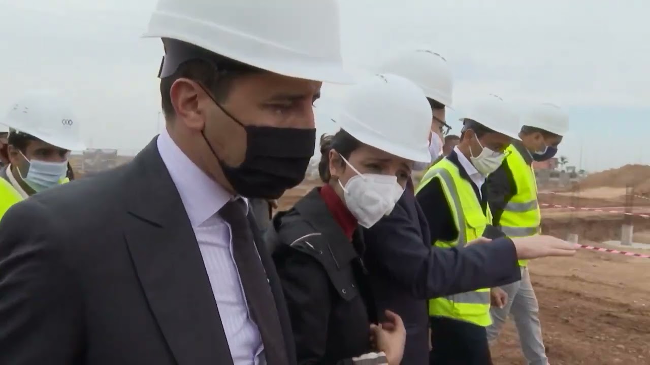 زيارة تفقدية لورش بناء مدينة المهن والكفاءات الخاصة بجهة بني ملال-خنيفرة