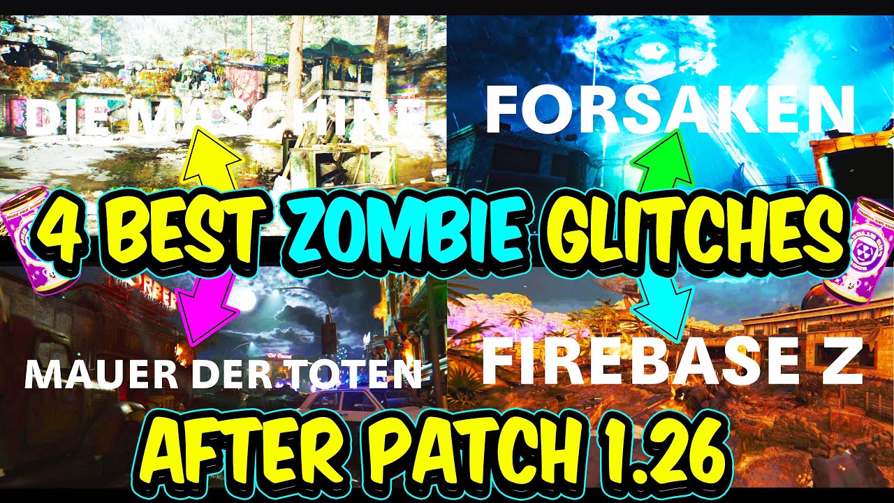 Cold War ZOMBIE GLITCH: 4 BEST GLITCHES AFTER PATCH 1.26 on Every Map! 4 x God Mode XP glitches
