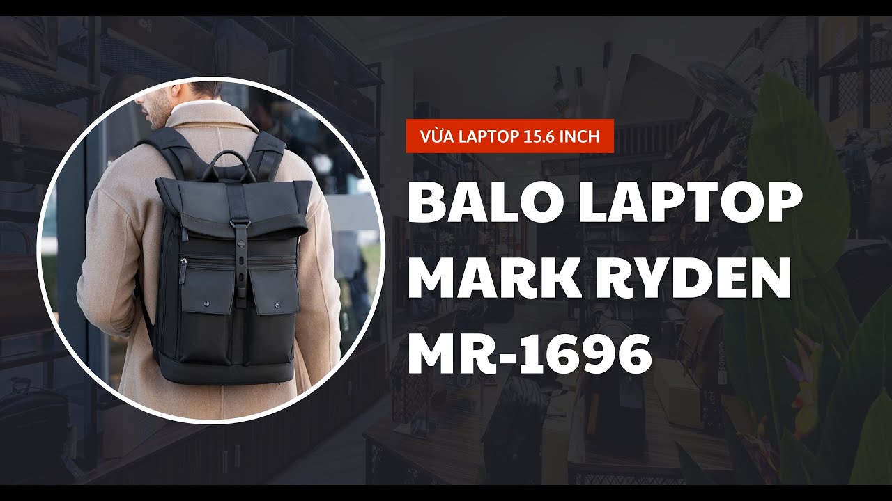 BALO LAPTOP 15.6 INCH MARK RYDEN ZOLL ROLLTOP MR-1696