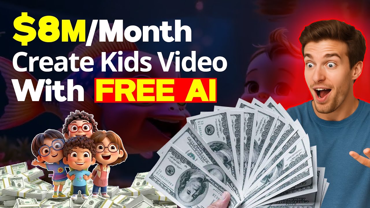How to Make CoComelon Style Videos Using FREE AI | AIGainX - YouTube