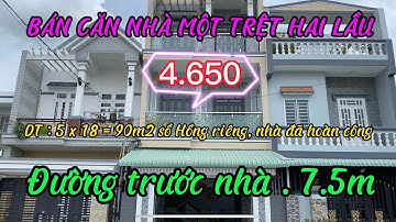 BÁN NHÀ TÂN KIM, NHÀ 1 TRỆT 2 LẦU ,TRONG KHU TÁI ĐỊNH CƯ ĐẶNG HUỲNH, GIÁ BÁN  4 TỶ 650