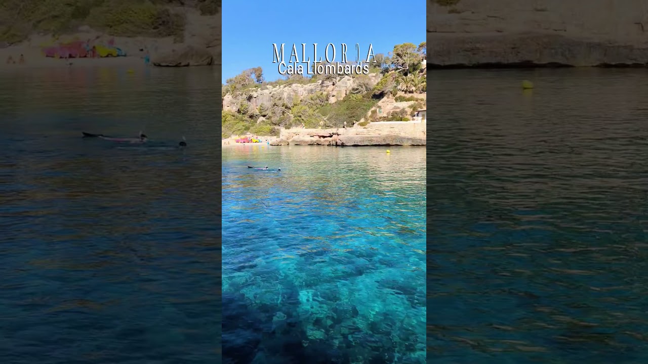 Mallorca, um den Strand von Cala Llombards zu machen 