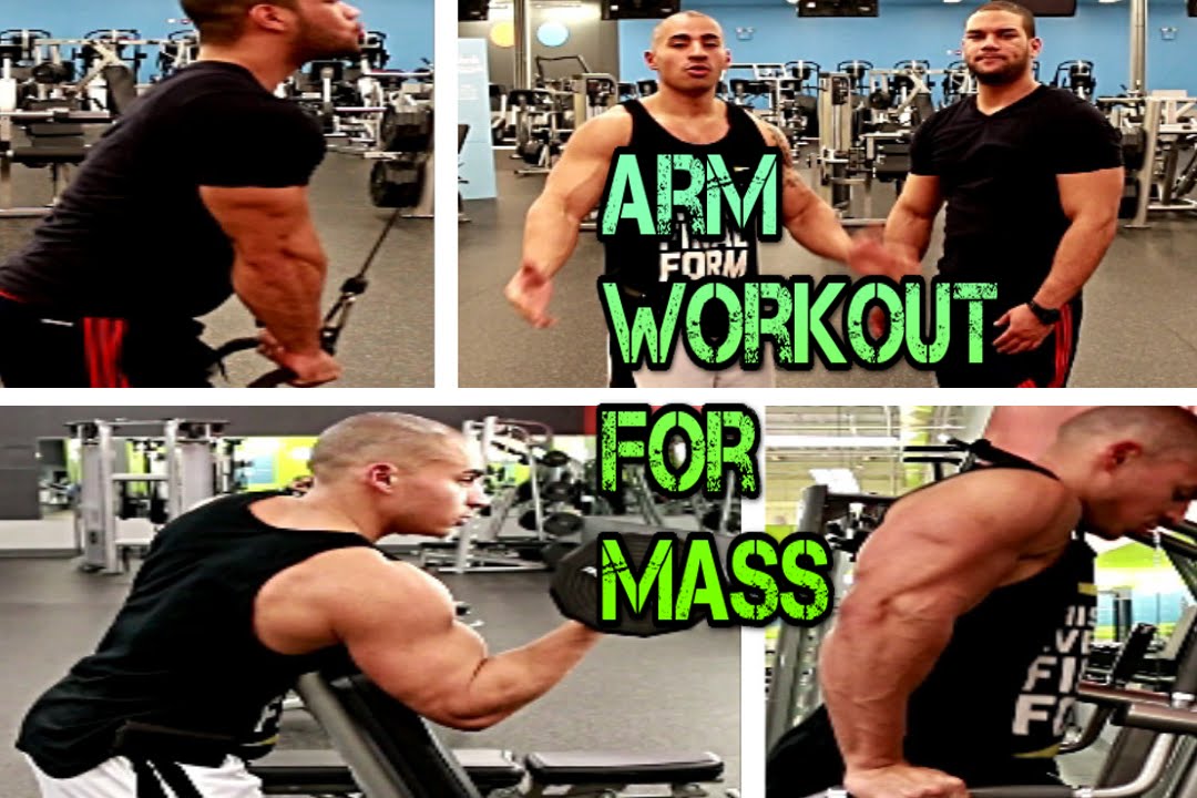 Arm Workout For Mass ft. Jose Padilla aka TechMaster8 YouTube