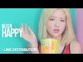 COSMIC GIRLS (WJSN) - Happy : Line Distribution | STUDIO Version (Color Coded)