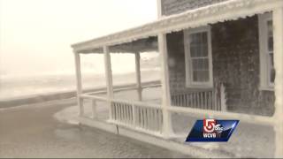 Scituate flood gate reaches flood stage
