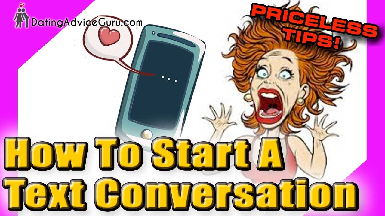 How to start a conversation over text (for grownups!) - YouTube