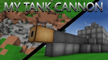 MY TANK CANNON | Mini Block Craft Idea