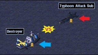 Destroyer vs Typhoon - Red Alert 2