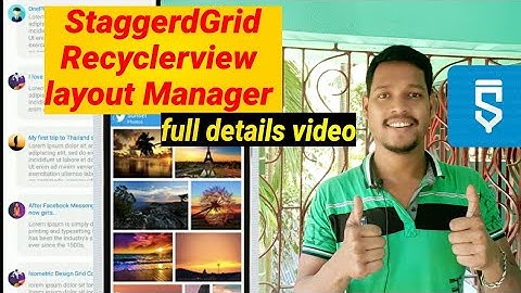 staggeredGrid recycular view layout manager  in sketchware pro full details video #sketchware