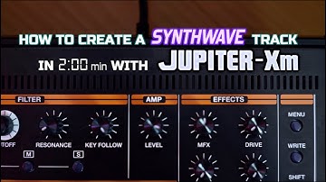 How to create a Synthwave Track in 2:00 mins with JUPITER-Xm