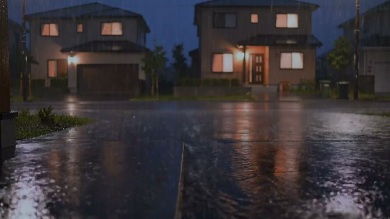 Relaxing Piano Music & Rain Sounds | Soft Ambient Study Music