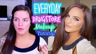 Everyday Makeup Tutorial Using DRUGSTORE MAKEUP | My Favorite Products \& Tips | Casey Holmes