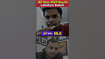 98.3%ile in JEE Main is a result of Father