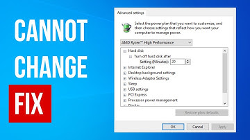 How To Fix Cannot Change Power Plan on Windows 11 / 10