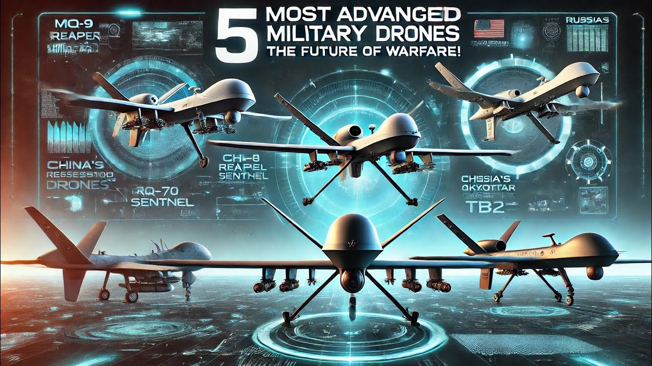 Military Development The 5 most advanced military drones -- The future of warfare - YouTube