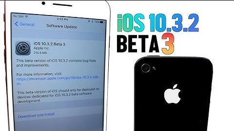 iOS 10.3.2 Beta 3 Released & iOS 9.3.5 important information