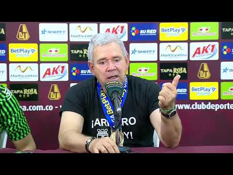 Rueda de Prensa Nacional tras su partido con Tolima