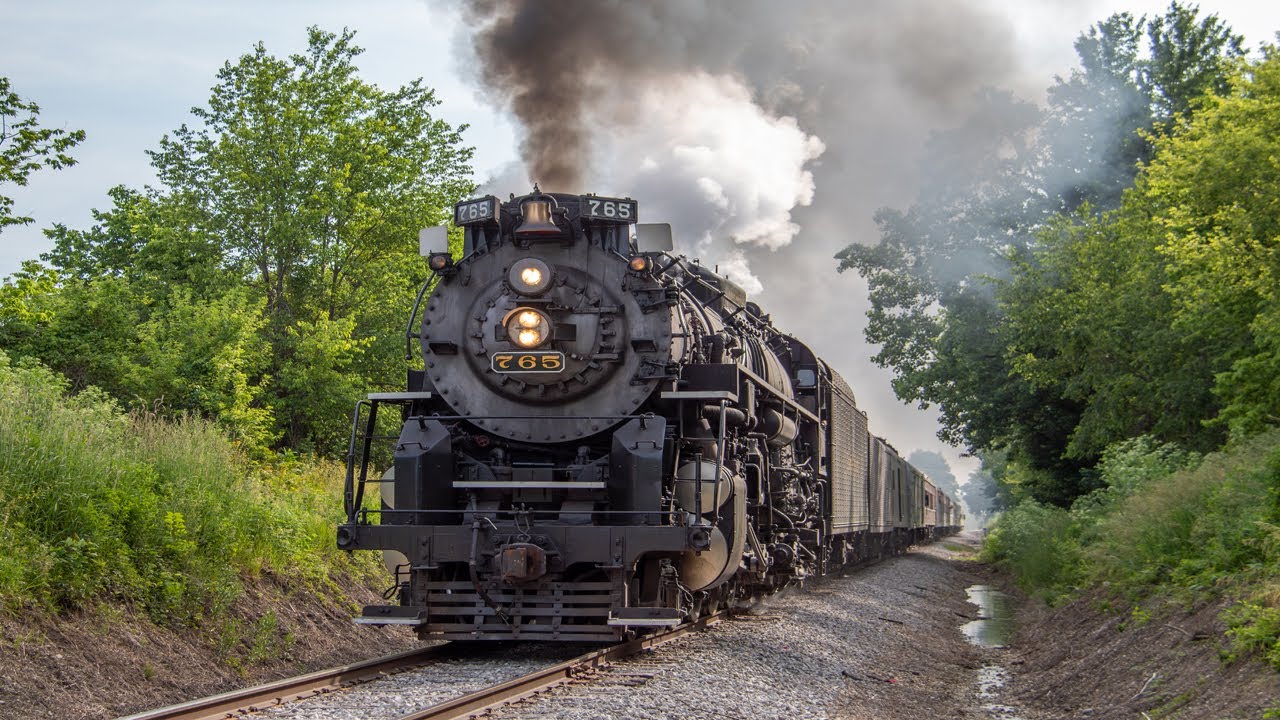 Nickel Plate Road 765: Tri-State Scenic Steam 2025 (4K) - YouTube
