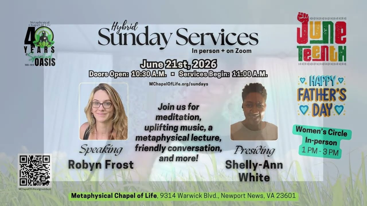 Family Relationships - Robyn Frost | Metaphysical Chapel of Life - Newport News VA |Teaching Lecture
