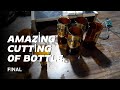 İLGİNÇ CAM ŞİŞEDEN BARDAK YAPIMI.(AMAZING MAKING CUP FROM BOTTLE)