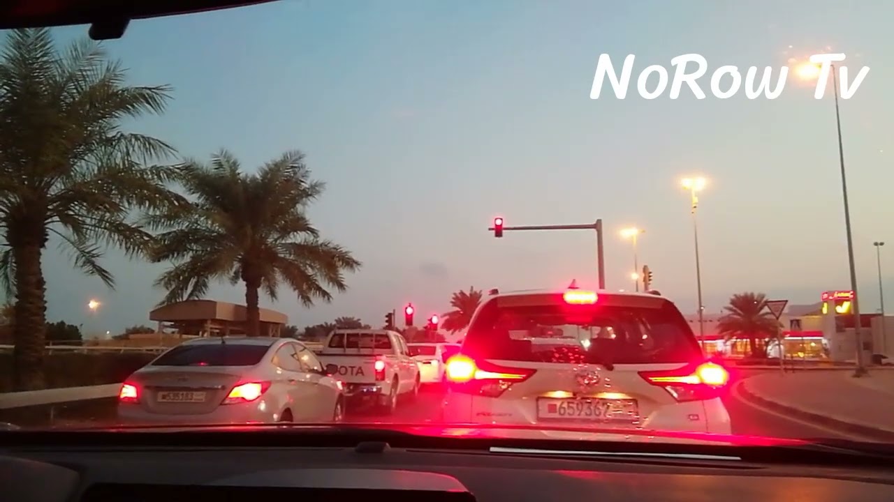 Roadtrip along Sheikh Bin Salman Highway going to Isa Town Bahrain