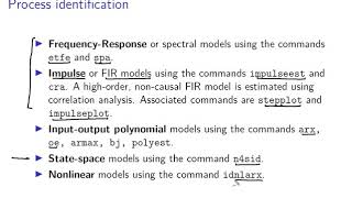 System identification (linear theory): video 9 Practical identification