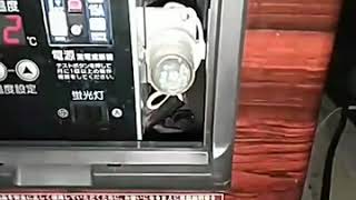 ホシザキ リーチイン冷蔵ショーケース RSC-120C-1B の動作確認