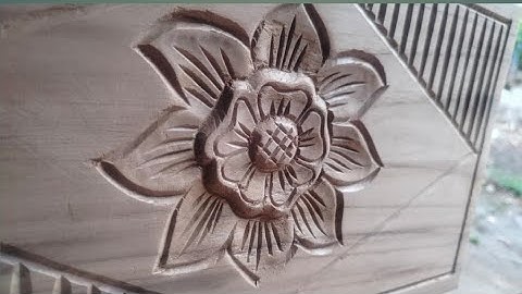 Carving floral motifs for beginners is easy and simple
