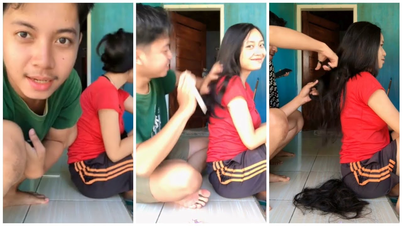 Побрить волосы жены