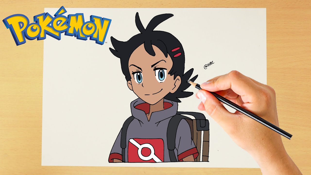 How to draw Goh- Step by step | Galar | Pokémon - YouTube