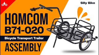 Homcom B71-020 Bicycle Transport Trailer Assembly Step by Step Guide