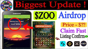 New Update | Zoo Airdrop Price Increase | Zoo Airdrop Price Change | Zoo Coin Reduce | Zoo Coin Low