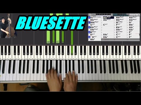 黒本1練習記録】24) BLUESETTE ～木陰にて (Jazz Standard Bible