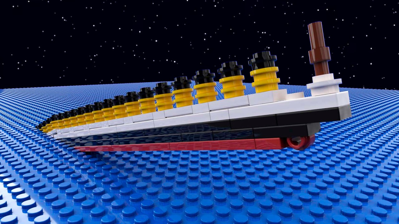 LEGO Mini Long Titanic Sinking