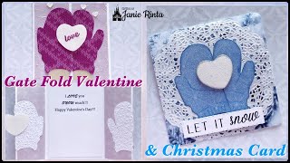 Gate Fold Valentine & Christmas Card Tutorial With One Die Set - An InLoveArts Project