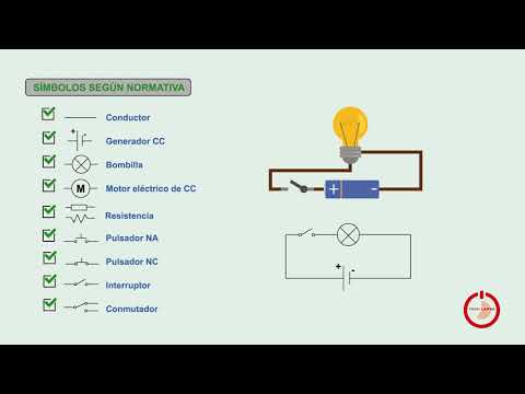 Video: ¿Cuál es el símbolo del circuito de una bombilla?