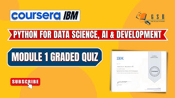 Coursera: IBM | Python for Data Science, AI & Development | Module 1 Graded Quiz
